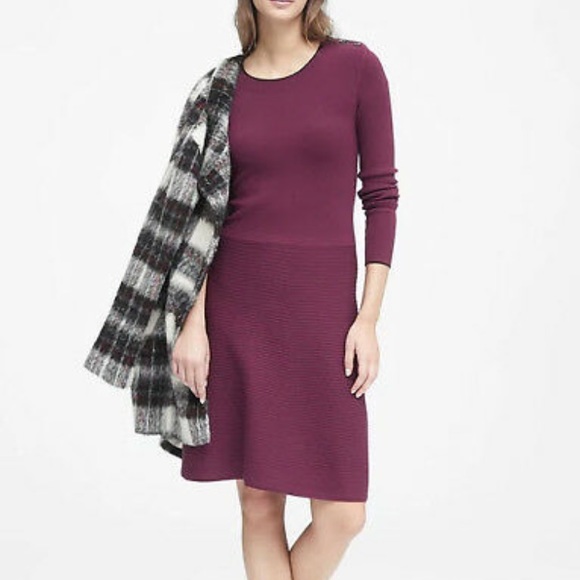 NWT purple knit dress - Picture 1 of 5